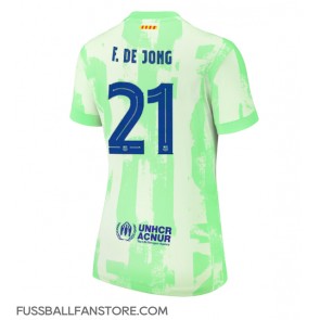 Barcelona Frenkie de Jong #21 Replik 3rd trikot Damen 2024-25 Kurzarm